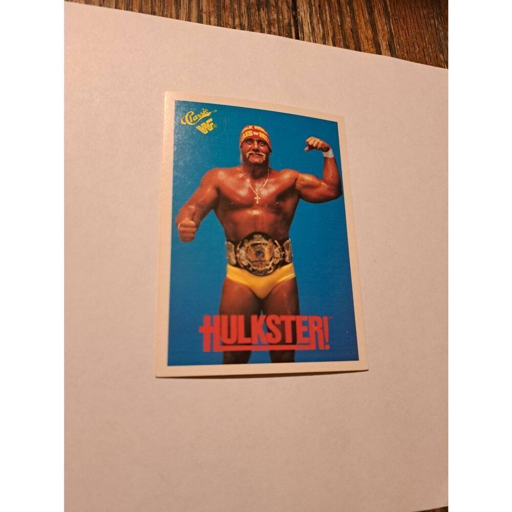 Vintage 1990 WWF Hulk Hogan Trading Card #125 Classic Titan Sports